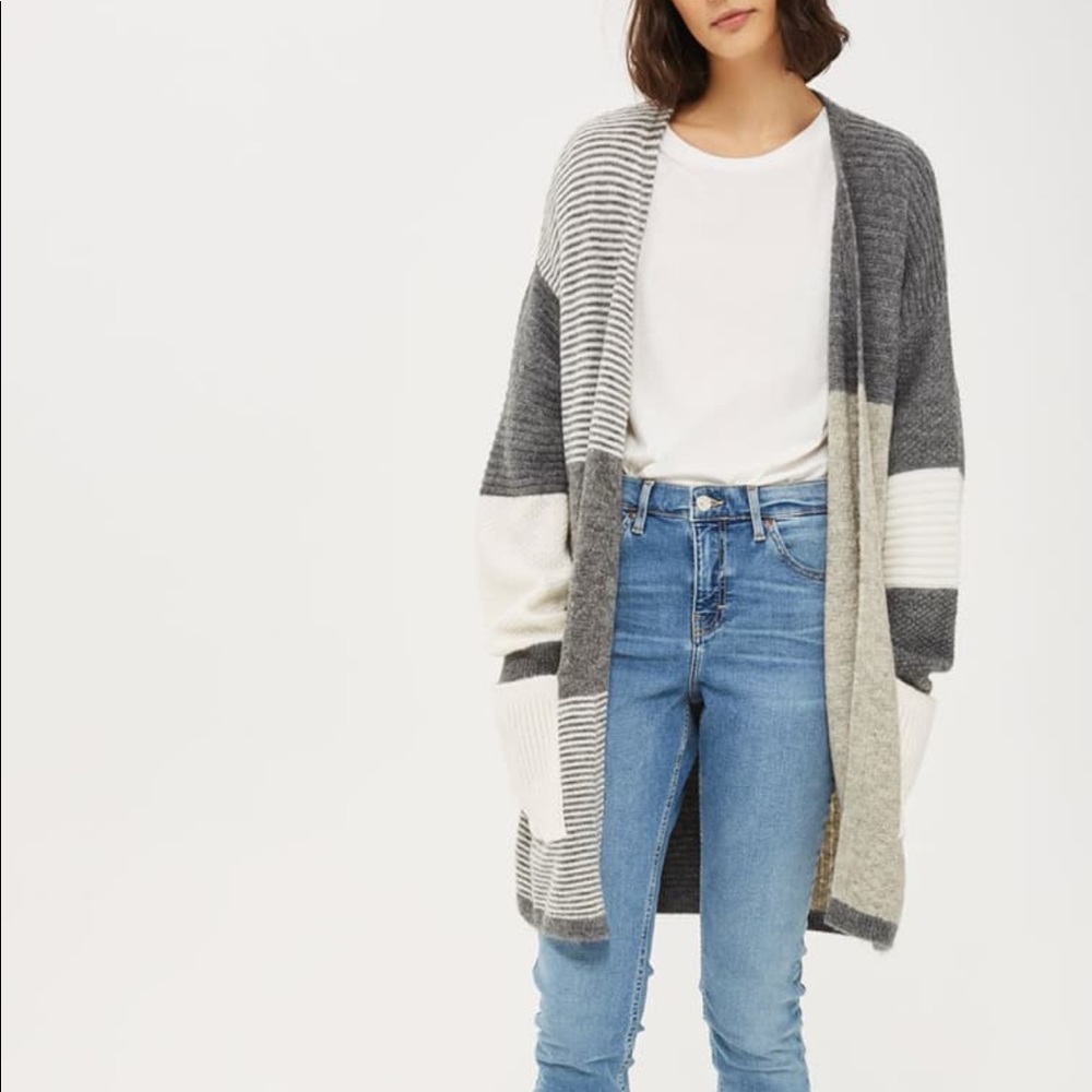 Topshop Patchwork Marley Cardigan - image 1